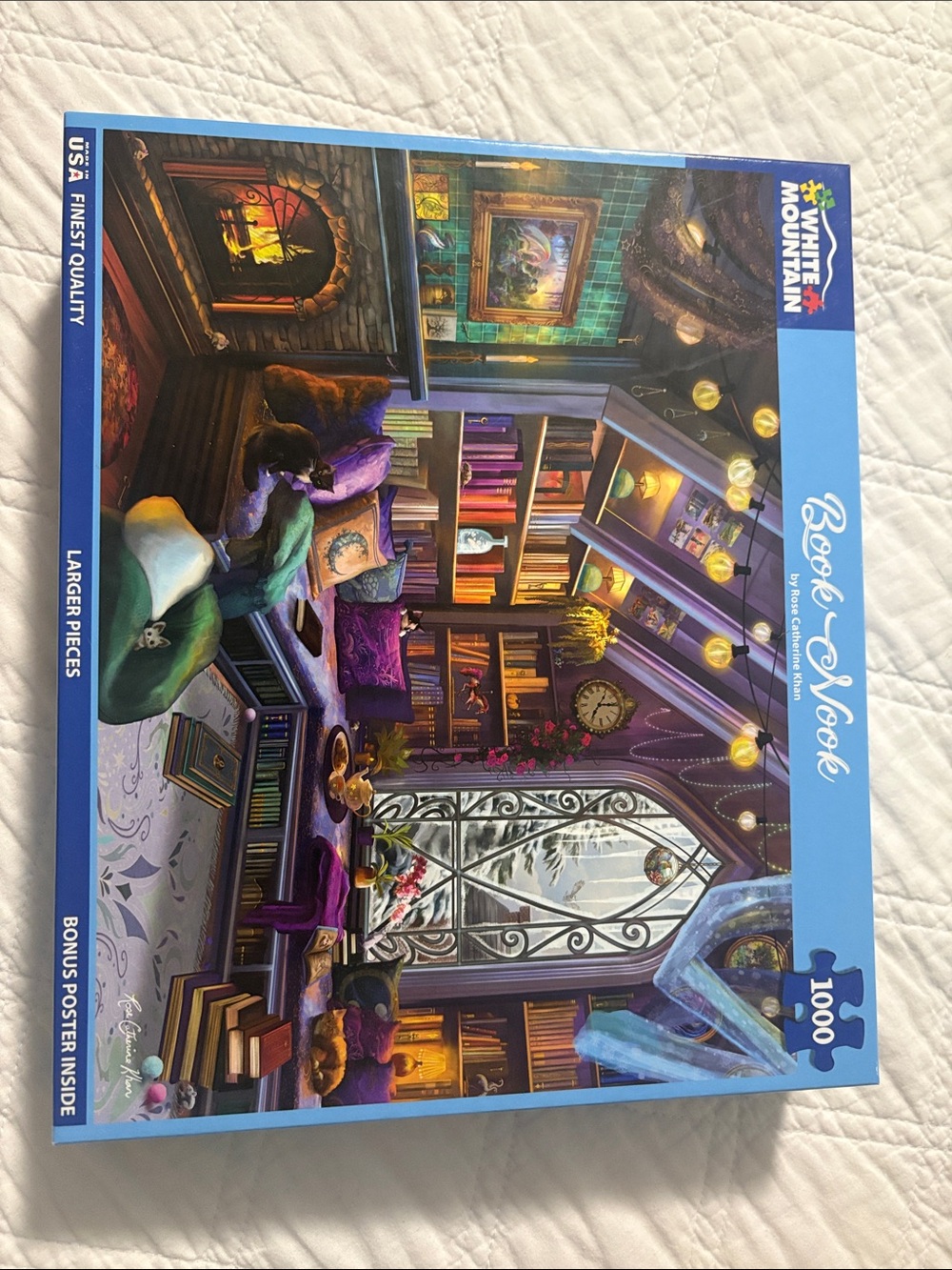 Book Nook White Mountain 1000 piece puzzle